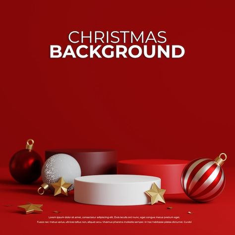 Christmas Product Background, Christmas Background For Photoshoot, Christmas Giveaway Ideas, Christmas Podium, Christmas Theme Background, Product Podium, Podium Background, Podium Product, Stage Podium