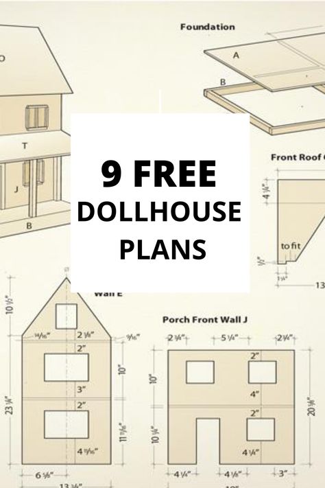 Dollhouse Furniture Plans, Dollhouse Woodworking Plans, Build A Dollhouse, Dollhouse Plans, Wooden Dollhouse Kits, Cardboard Dollhouse, Diy Barbie House, Dollhouse Design, Mini Dollhouse