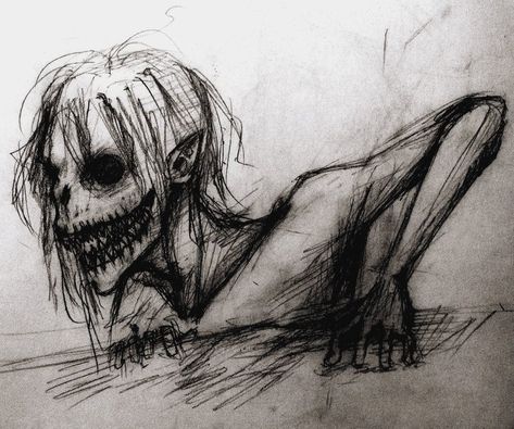 Creepy Sketch, Creepy Sketches, Art Sinistre, Creepy Dark, Scary Drawings, Horror Drawing, Weird Drawings, Creepy Drawings, Art Noir