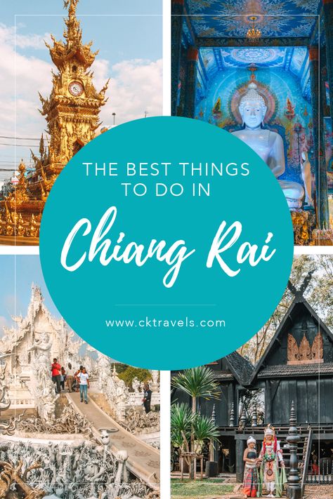 Top things to do in Chiang Rai, Northern Thailand.  #thailand #chiangrai #northern #travel #guide #city #itinerary #things #best #top #eating #drinking #tours #daytrips #trips #markets #temples Thailand Activities, Thailand Destinations, Thailand Travel Destinations, Thailand Adventure, Thailand Vacation, Thailand Travel Tips, Thailand Travel Guide, Visit Asia, Backpacking Asia