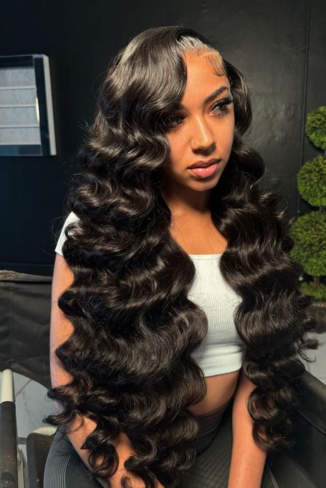 Plucked Wig, Weave Ponytail Hairstyles, Frontal Wig Hairstyles, Quick Weave Hairstyles, Lace Front Wigs Human Hair, Girls Hairstyles Braids, Hair Ponytail, Hot Hair Styles, Wigs Human Hair