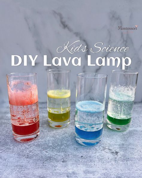 Kids Science experiment on how to make a homemade colorful DIY Lava Lamp without alka seltzer + Video Tutorial is included. Lava Lamp Without Alka Seltzer, Lava Lamp For Kids, Diy Lava Lamp, Kids Science Experiment, Lava Lamp Experiment, Homemade Lava Lamp, Make A Lava Lamp, Alka Seltzer, Lamp Kids