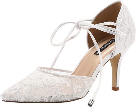 Wedding Shoes For Women, Ivory Pumps, Wedding High Heels, Wedding Shoes Lace, Wedding Shoes Bride, Bridal Wedding Shoes, Wedding Shoes Heels, Wedding Dress Pictures, Wedding Heels