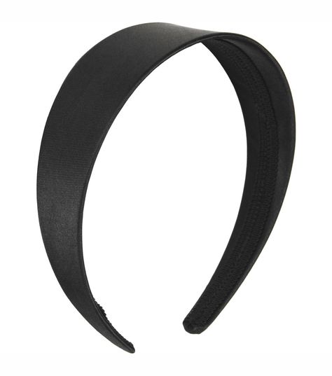 Headband 1 5/8in Satin - Black Grunge Closet, Supermodel Outfits, Png Accessories, Accessories Png, Marauders Dr, Satin Headband, Holiday Clothes, Dr Wardrobe, Digital Closet