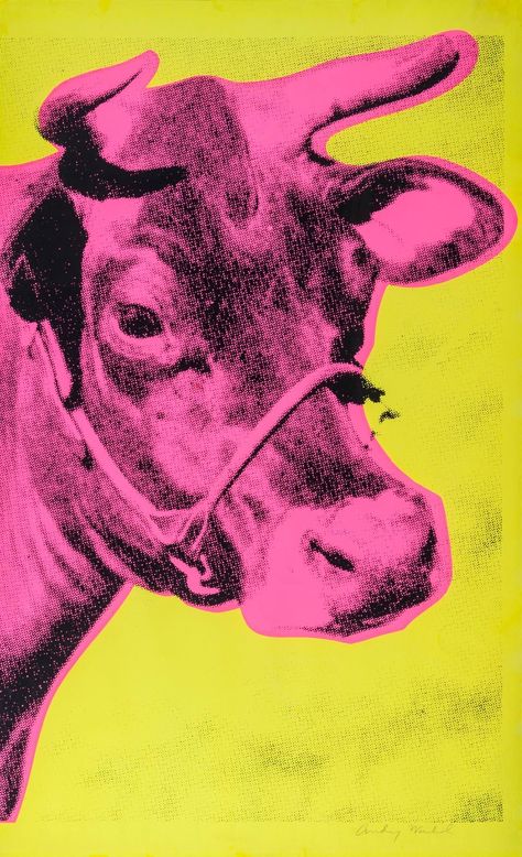 Andy Warhol | Cow | 11 | 1966 | Hamilton-Selway Order famous painting reproduction at cheapwallarts.com at affordable cost. Andy Warhol Poster, Pop Art Andy Warhol, Art Andy Warhol, Andy Warhol Pop Art, Andy Warhol Art, Warhol Art, Screen Painting, Jasper Johns, 강아지 그림