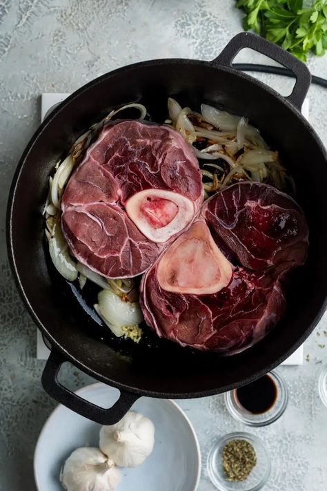 Beef Hock Recipes, Grilled Beef Shank, Beef Shin Bone Recipes, Soup Shank Recipe, Shank Beef Recipe, Beef Shank Steak Recipes, Beef Shank Bone Recipes, Shin Beef Recipes, Beef Shank Recipe Dutch Oven