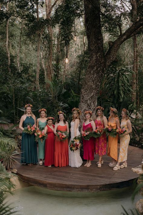 Mismatched Jewel Tone Bridesmaid Dresses Espacio Chechen Wedding Pablo Laguia #wedding #bridesmaids Eclectic Bridesmaids Dresses, Jewel Tones Bridesmaids, Jewel Bridesmaid Dresses, Multi Colour Bridesmaid Dresses, Multi Color Bridesmaid Dresses Fall, Jewel Tone Wedding Bridesmaid Dresses, Multi Coloured Bridesmaid Dresses, Jewel Toned Bridesmaid Dresses, Mismatched Bridesmaid Dresses Summer