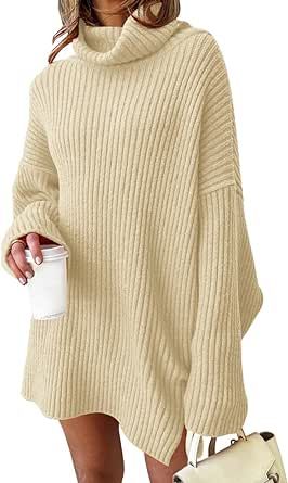 Oversized Turtleneck Sweater Dress, Batwing Sleeve Sweater, Batwing Sweater, Plus Size Tunic, Sweater Dress Oversized, Knit Dresses, Oversized Turtleneck Sweater, Oversized Turtleneck, Long Sweater Dress