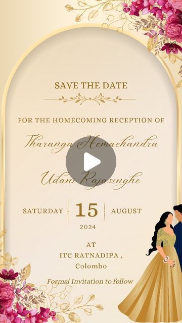 Digital Shuttle on Instagram: "Elegant Invitation Design done in 20 mins on Canva
DM to customise your own! 
 @canva

#einvitation #uniqueinvitation #uniquewedding #creativeinvitation #marriage #viralreel #creator #uniqueidea #weddinginvitationpdf #weddinginvitationvideo" Wedding Card Design Canva, Canvas Wedding Invitations, Marriage Cards Design Wedding, Elegant Invitation Design, Wedding Invitation Pdf, Marriage Invitation Card, Create Wedding Invitations, Marriage Invitations, Creative Invitations