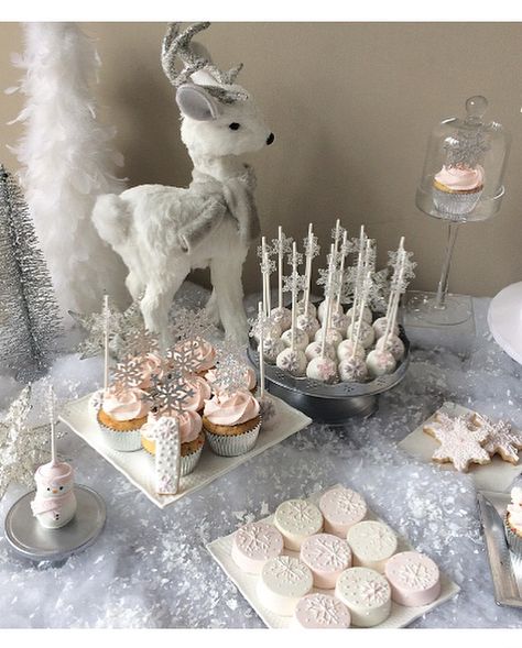 Absolutely love how this sweet table turned out for Arianna’s Winter ONEderland! #winteronederland #birthday #sweettable… | Instagram Winter Onederland Cake Table, Winter Onederland Party Food, Winter Wonderland Birthday Cake, Winter Baby Birthday Party, Winter Baby Birthday, Rosie Birthday, December Baby Shower Ideas, Winter Onederland Party Girl, Winter Onederland Cake