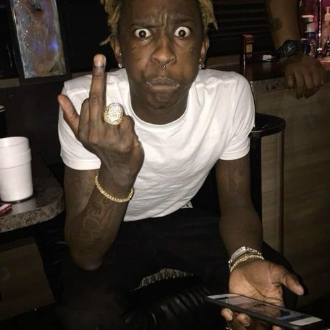 Thugga Pfp, Free Thugger Pfp, Young Thug Pfp, Mood Pics Cute, Rappers Funny, Young Thug Aesthetic Pfp, Young Thug Aesthetic, Gunna And Young Thug, Thug That Out