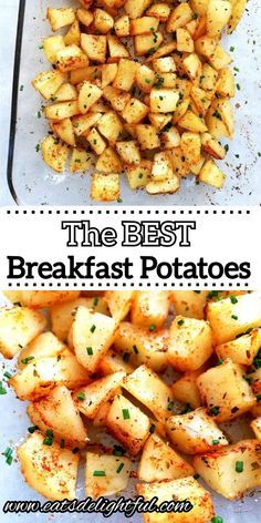 Thermomix, Best Breakfast Potatoes, Golden Potato Recipes, Fried Breakfast Potatoes, Breakfast Potatoes Recipe, Crispy Breakfast Potatoes, Breakfast Potatoes Easy, Potato Breakfast Recipes, Restaurant Breakfast