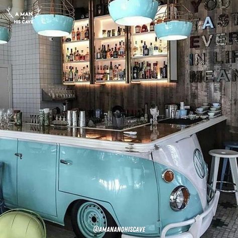 Car Part Furniture, Automotive Furniture, Car Furniture, Colorful Clothes, Coffee Places, Automotive Decor, Coffee Shop Design, Bar Design Restaurant, Basement Bar