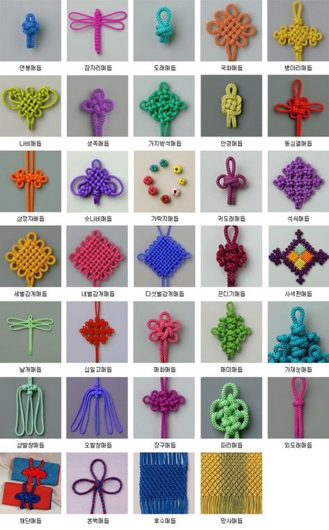 Craft ideas 3443 - Pandahall.com Pola Jaring, Simpul Makrame, Pola Macrame, Hantverk Diy, Types Of Knots, Decorative Knots, Makramee Diy, Knots Diy, Crocheted Items