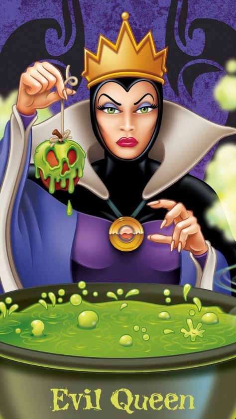 Evil Queen (Snow White & The Seven Dwarfs) Queen Wallpaper, Disney Evil Queen, Snow White Evil Queen, Evil Disney, Evil Queens, The Evil Queen, Queens Wallpaper, Sette Nani, Images Disney