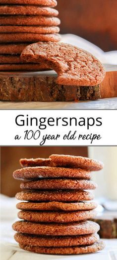 Ginger Snaps Cookies, Gingersnap Cookie Recipe, Gingersnap Cookies Chewy, Recipe With Ginger, Ginger Snap Cookies Recipe, Ginger Cookie Recipes, Gingersnap Cookies, Ginger Molasses, Ginger Honey