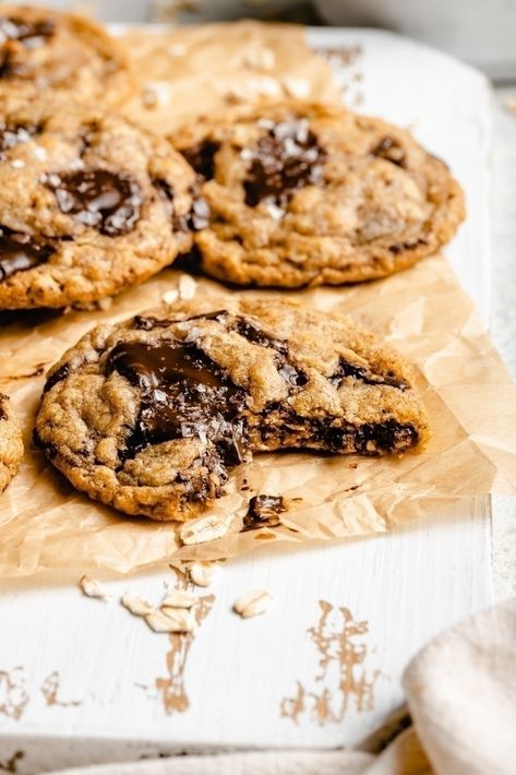 Brown Butter Oatmeal Chocolate Chunk Cookies | Ambitious Kitchen