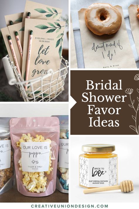 Brunch Bridal Shower Favors Gifts, Brunch Shower Favors, Lip Balm Party Favors Gift Ideas, Bridal Shower Favours Ideas, Cute Bridal Shower Gifts For Guests, Donut Bridal Shower Favors, Body Scrub Favors, Bridal Shower Ideas Gifts Favor Bags, Wedding Shower Goodie Bags