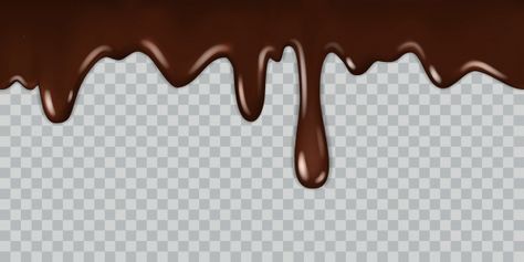 Wonka Poster, Dripping Chocolate, Chocolate Dripping, Chocolate Drawing, Chocolate Melting, Chocolate Logo, Cake Vector, Vector Border, Food Cartoon