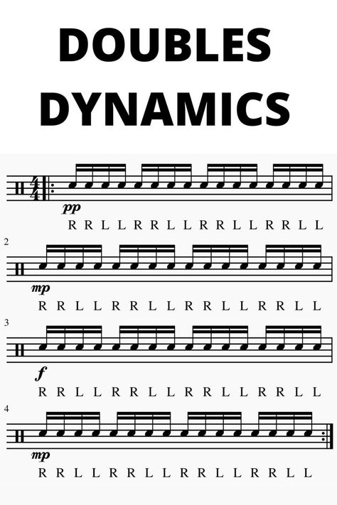 Drum Rudiments, Drum Patterns, Drums Sheet, Drum Lessons, Teaching Music, Drum Set, Music Lessons, Music Stuff, Percussion