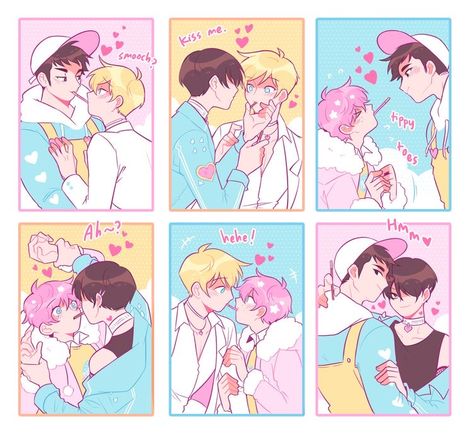 Nerd Boyfriend, Boyfriend Wallpaper, Lgbt Art, Webtoon Comics, Anime Boyfriend, Gay Art, Cute Anime Guys, Art Sketches