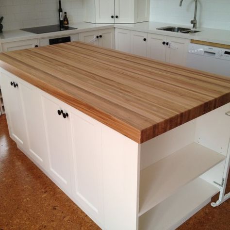 Butchers block table tops | islands | trolleys | benchtop | blocks | IAC Wooden Benchtop Kitchen, Wooden Benchtop, Butcher Block Tables, Butcher Block Countertop, Butcher Block Table, Butchers Block, Timber Kitchen, Butcher Block Wood, Kitchen Benchtops