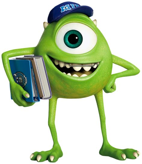 Monster Academy, Monsters Inc Characters, Sully Monsters Inc, Image Monster, Monsters Inc University, Iphone Cartoon, Mike From Monsters Inc, Green Characters, Disney Monsters