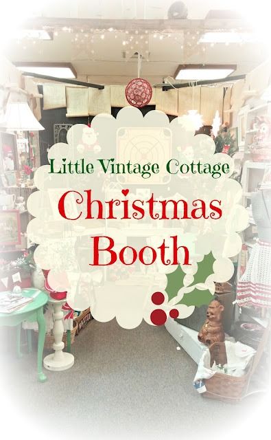 Updating my Booth for Christmas Vender Booth Ideas Christmas, Decorating A Vendor Booth For Christmas, Christmas Booth Decorating Ideas, Holiday Booth Display Ideas, Holiday Bazaar Booth Ideas, Antique Booth Ideas Staging Vintage, Christmas Craft Booth Display Ideas, Christmas Antique Booth Ideas, Antique Booth Christmas Display Ideas