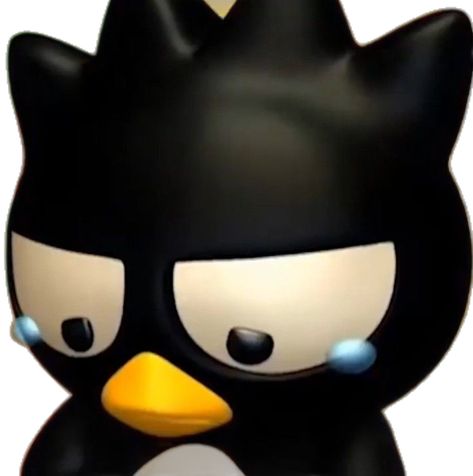 Sanrio Winter Pfp, Badtz Mary Wallpaper, Batzu Maru Icon, Badtz Maru Wallpapers Iphone, Cute Pfp Sanrio, Badz Maru And Kuromi, Cute Black Pfp, Badtz Maru Aesthetic, Aesthetic Pfp Cartoon