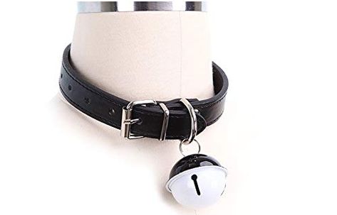 Cat Bell Collar, Bell Choker, Cat Bell, Bell Collar, Leather Choker Collars, Bow Choker, Collar With Bell, Layered Choker Necklace, Leather Choker Necklace