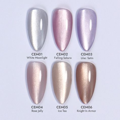 Cat Eye Nails Polish, Eye Nail Art, Cat Eye Gel Polish, Cat Eye Gel, Cat Eye Nails, Shellac Nails, Cat Nails, Elegant Nails, Minimalist Nails