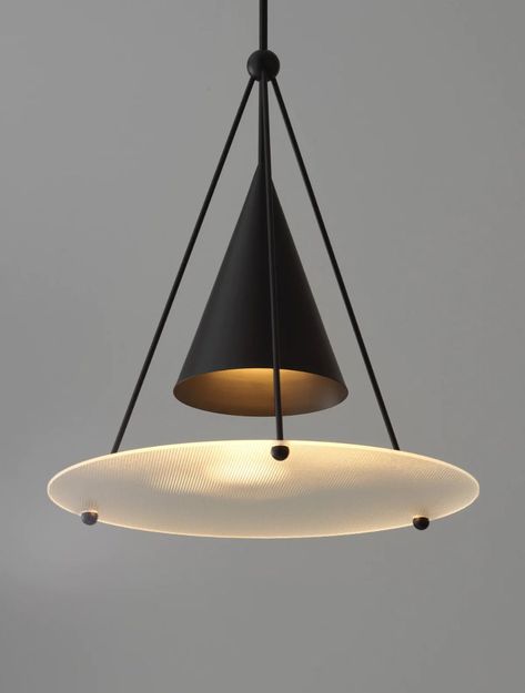 allied maker tri cone, allied maker, cone, architecture, contemporary, sky, retro, hanging, travel, steel, classic, electricity, one, brass, light Starburst Light, Artistic Lighting, Diffused Light, Ceiling Pendant, Beautiful Lights, Lamp Design, Home Lighting, Ceiling Lamp, Lighting Design