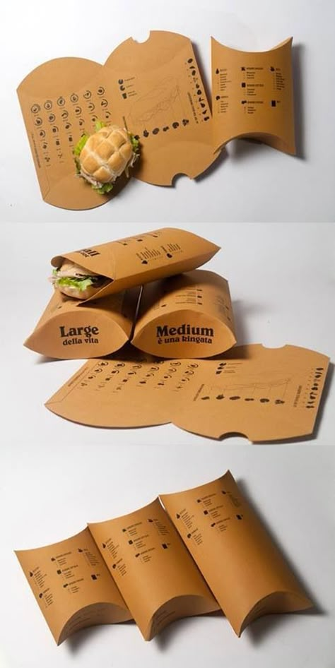 Packaging Sandwich Packaging, Packaging Design Trends, Sandwich Shop, Cool Packaging, God Mat, Food Cart, Food Packaging Design, Packing Design, Creative Packaging Design