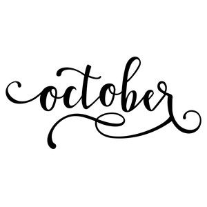 Oktober October Word Art, October Typography, October Calligraphy, October Title, October Chalkboard, October Sign, Bullet Journal October, Hand Lettering Alphabet, Printable Calendar Template