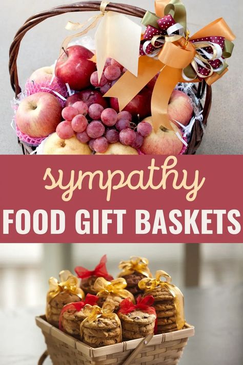 Sympathy Food Gift Baskets - Recover From Grief Sympathy Breakfast Basket, Sympathy Gift Baskets For Loss, Bereavement Food Ideas, Diy Sympathy Gifts Basket, Sympathy Gift Basket For Loss, Sorry For Your Loss Gifts Basket, Breakfast Basket Gift Ideas, Sympathy Basket Ideas, Sympathy Gift Basket Ideas