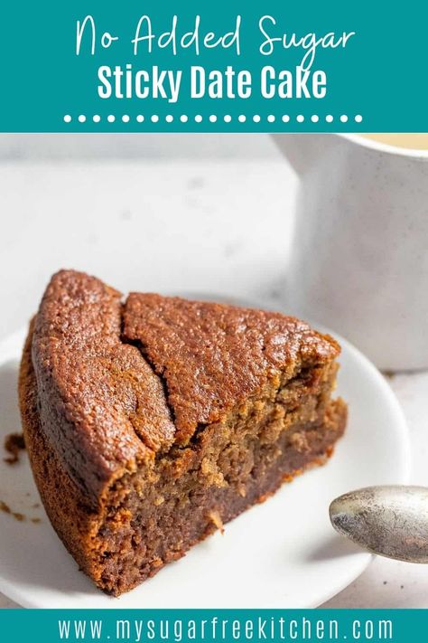 Healthy Winter Desserts, Sticky Date Cake, Winter Baking Recipes, Baking Recipes Desserts, No Sugar Desserts, Sticky Date, Sticky Date Pudding, Healthy Foods To Make, Date Pudding