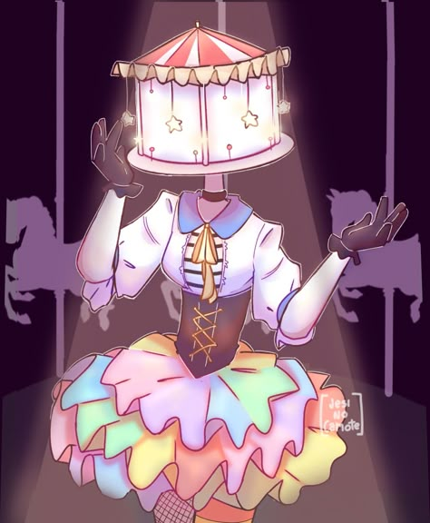 Art circus carousel oc Circus Carousel, Circus Aesthetic, Circus Characters, Object Heads, Cute Clown, Circus Art, Clowning Around, Cute Art Styles, Art Poses