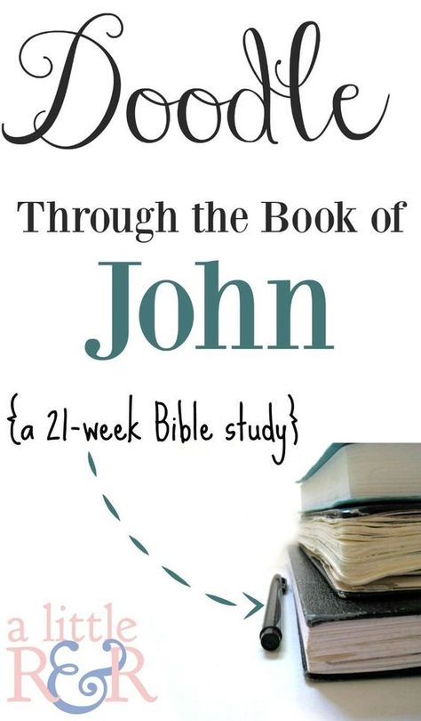 It's a DOODLE Bible study! How fun is that? Doodle your way through The Gospel of John!! Doodle Bible, The Book Of John, The Gospel Of John, Gospel Of John, Bible Study Help, Online Bible Study, Bible Study Plans, Bible Study Methods, Bible Study Tips