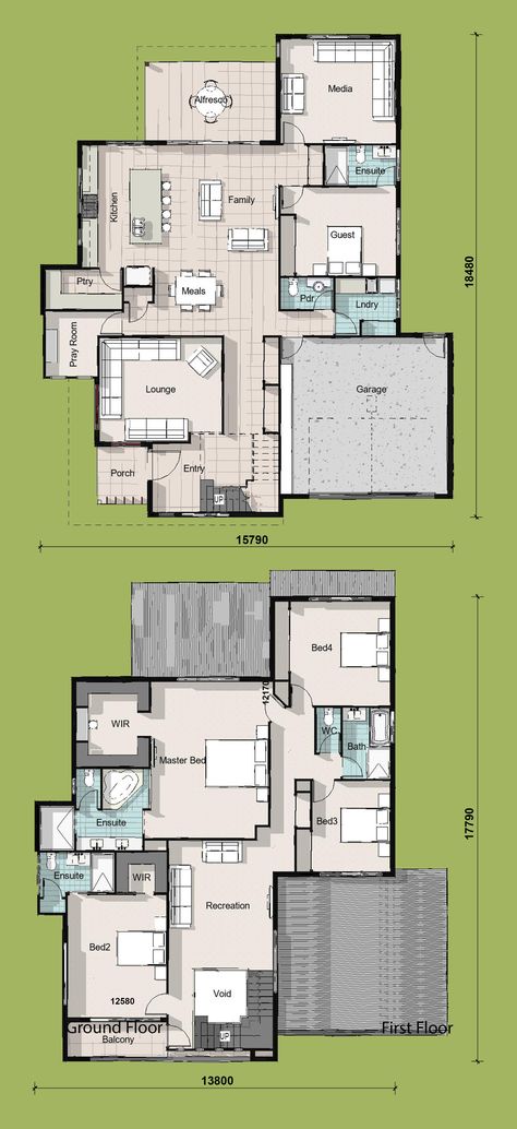 Empress- Two Storey House Floorplan byBuilding Buddy https://tinyurl.com/ybv622qh Double Floor House Plan, 2 Storey House Floor Plan Layout, Floor Plans Double Story, 2 Storey House Plans Modern, Two Storey House Plans 4 Bedroom, Floor Plan 2 Storey House 4 Bedroom, Two Storey Duplex House Plans, Modern House Floorplan 2 Story, Floorplan Ideas 2 Story