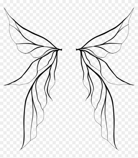 Fairy Wings Drawing, Fairy Wing Tattoos, Alas Tattoo, Diy Fairy Wings, Fairy Tattoo Designs, Muster Tattoos, Wings Drawing, Wing Tattoo, Geniale Tattoos