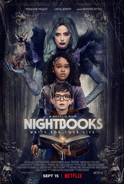 Nightbooks 2021, Les Goonies, Film Netflix, Krysten Ritter, Night Book, Film Horror, Tv Design, Fantasy Films, Prison Break