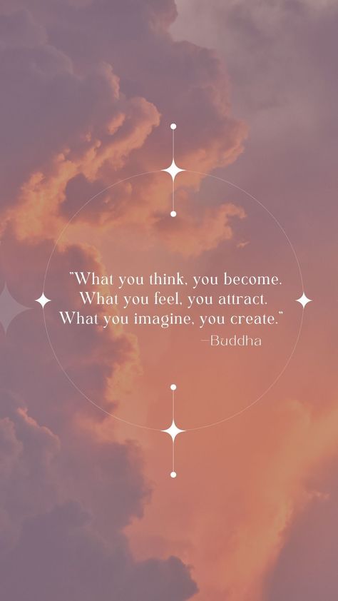 You Are You And That Is Your Power, Buddha Quotes Wallpaper Iphone, Love Attraction Quotes, You Attract What You Think, Quotes On Manifestation, What You Think You Become Wallpaper, What You Feel You Attract, Create A Life You Love Quotes, What You Think You Become Quotes