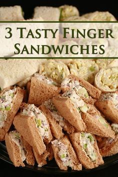 Fancy Tea Sandwiches, Kitchen Dinner Ideas, Party Dinner Ideas, Party Sandwiches Recipes, Tea Party Sandwiches Recipes, Tarragon Chicken Salad, Chicken Salad Sandwiches, Chicken Salad Sandwich Recipe, Tea Party Sandwiches