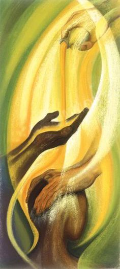 Prophetic Painting, God's Healing, Prophetic Art, Church Banners, Energy Medicine, Healing Hands, Biblical Art, Bible Art, Spiritual Art