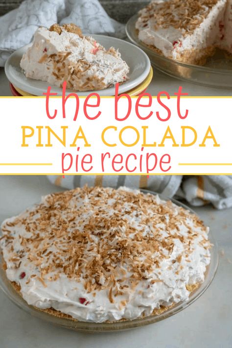 Company’s Coming Recipes, Blueberry Pina Colada Pie, Pina Colada Pie, No Bake Pina Colada Pie, Pina Colada Pie No Bake, Pins Colada Pie, Pina Colada Cheesecake No Bake, Pina Colada Pie Kardea Brown, Pina Colada Pie Recipe