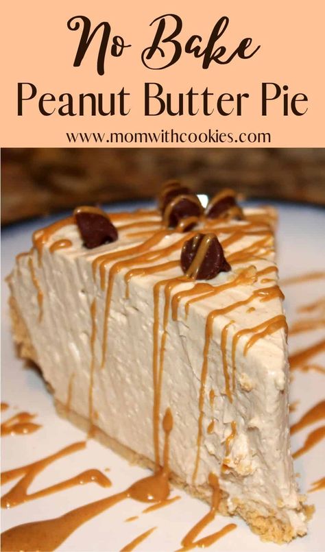 Peanut Butter Desserts Easy, No Bake Peanut Butter Pie, Easy Peanut Butter Pie, Peanut Butter Dessert Recipes, No Bake Peanut Butter, Easy Pie Recipes, Lost 100 Pounds, Peanut Butter Desserts, Easy Pie