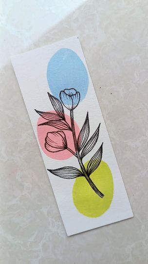 89K views �· 6.6K reactions | Easy-peasy boho bookmark 🔖🌸 . . . . . . . . . . . #artsyjayas #bookmarkpainting #bohopainting  #art #reels #explore #explorepage #bhfyp | Artsy Jayas | Sushant KC · Parkha Na Boho Drawing, Boho Art Painting, Art Reels, Easy Art For Kids, Boho Art Drawings, Boho Painting, Art Painting Tools, Watercolor Bookmarks, Gouache Art