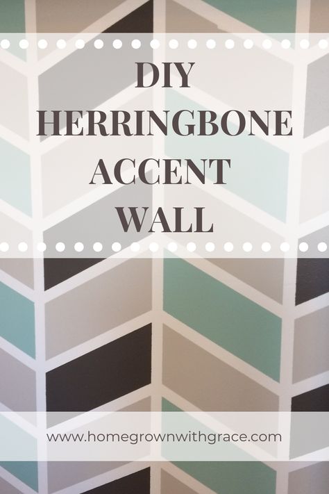 Herringbone Wall Paint, Painted Herringbone Accent Wall, Herringbone Painted Wall, Diy Herringbone Wall, Herringbone Accent Wall, Knitting Room, Herringbone Wall, Diy Wall Painting, Accent Wall Paint