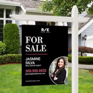 Realtor For Sale Signs, For Sale Signs Real Estate, Real Estate Signs Ideas, Real Estate Vision Board, Real Estate Yard Signs, Real Estate Pictures, Realtor Signs, Real Estate Sign Design, Logo Colors