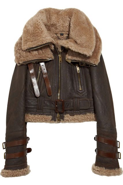 Burberry Shearling Aviator Jacket. Want. Aviator Jacket, Burberry Prorsum, Aviator Jackets, Flight Jacket, Brown Leather Jacket, Shearling Jacket, Mode Vintage, Outerwear Jackets, Gq